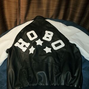 Hobo Black and White Varsity Jacket